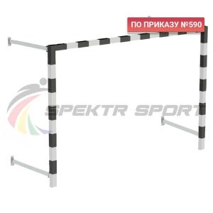 Купить Ворота мини-футбольные складные без сетки 2х3х0,5 м. (к-кт) в Сортавале 