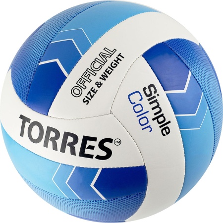 Купить Мяч волейбольный Torres Simple Color любительский р.5 в Сортавале 